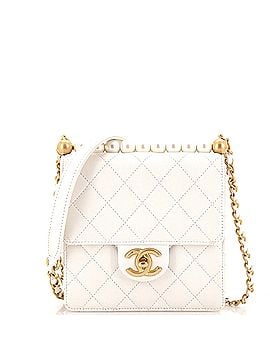 Chanel Chic Pearls Flap Bag Quilted Goatskin Mini (view 1)