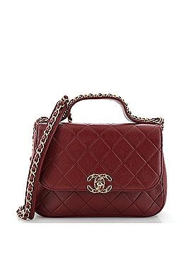 Chanel Chain Infinity Top Handle Bag Quilted Lambskin Small (view 1)