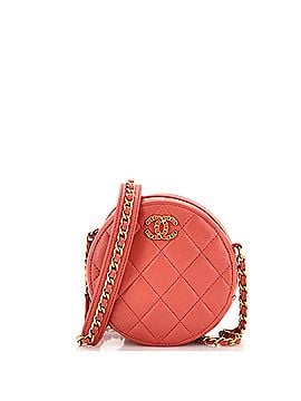 Chanel Chain Infinity Round Clutch with Chain Quilted Lambskin (view 1)