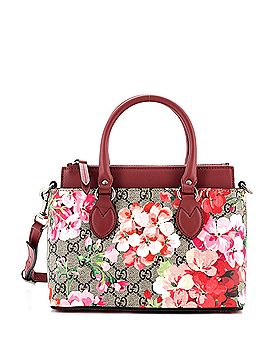 Gucci Linea A Convertible Tote Blooms Print GG Coated Canvas Mini (view 1)