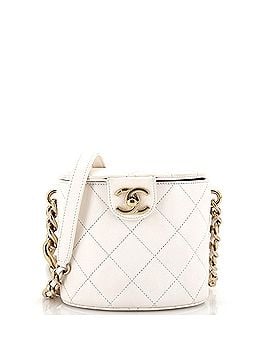 Chanel Resin Elegant Chain Tubular Vanity Case Quilted Lambskin Small (view 1)