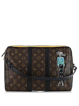 Louis Vuitton Keepall Pouch Monogram Canvas with LV Friends Patch (view 1)