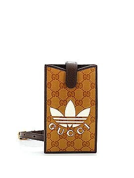 Gucci x adidas Phone Crossbody Bag GG Coated Canvas (view 1)