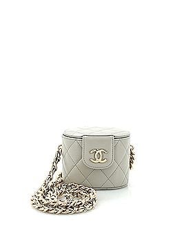 Chanel Resin Elegant Chain Tubular Vanity Case Quilted Lambskin Mini (view 1)