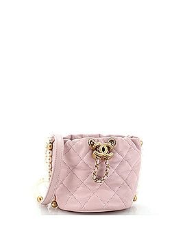 Chanel About Pearls Bucket Bag Quilted Calfskin Mini (view 1)