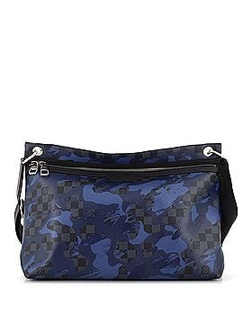 Louis Vuitton Hunter Handbag Limited Edition Camouflage Damier Cobalt (view 1)