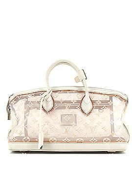 Louis Vuitton Transparence Lockit Handbag Mesh and Leather East West (view 1)
