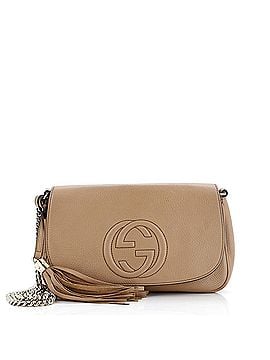 Gucci Soho Chain Crossbody Bag (Outlet) Leather Medium (view 1)