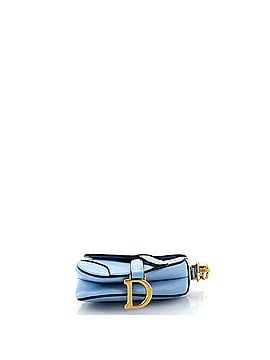 Christian Dior Saddle Handbag Leather Micro (view 2)