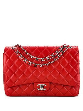 Chanel Classic Double Flap Bag Quilted Lambskin Maxi (view 1)