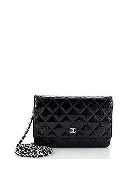 Chanel Wallet on Chain Quilted Patent (view 1)