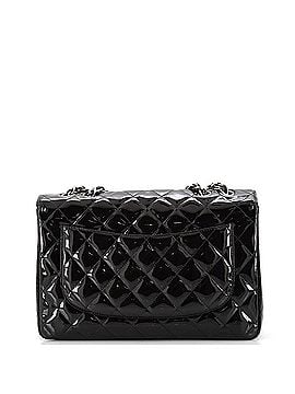 Chanel Vintage Classic Single Flap Bag Quilted Patent Jumbo (view 2)