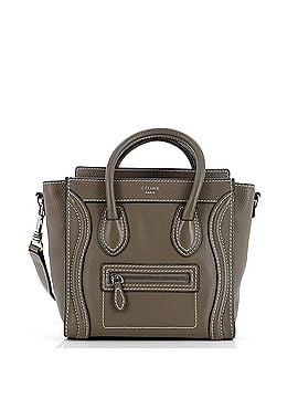 Céline Luggage Bag Grainy Leather Nano (view 1)