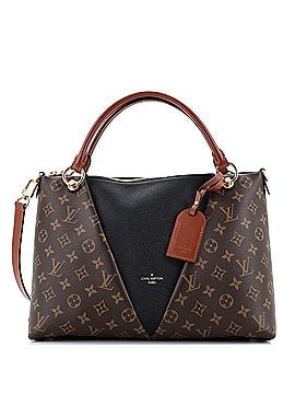 Louis Vuitton V Tote Monogram Canvas and Leather MM (view 1)
