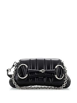 Gucci Horsebit Chain Shoulder Bag Vertical Quilted Leather Small (view 1)
