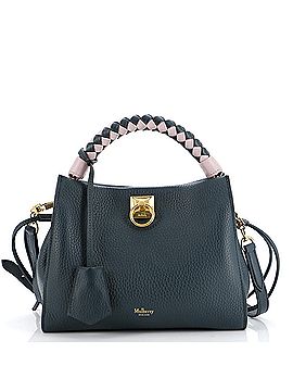 Mulberry Iris Shoulder Bag Leather with Braided Detail Small (view 1)