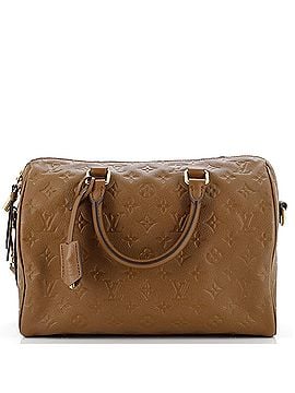 Louis Vuitton Speedy Bandouliere Bag Monogram Empreinte Leather 30 (view 1)
