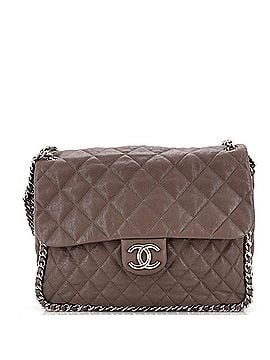 Chanel Chain Around Flap Bag Quilted Leather Maxi (view 1)