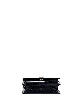 Saint Laurent Sunset Chain Wallet Crocodile Embossed Leather (view 2)