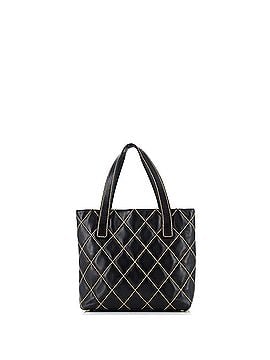 Chanel Surpique Tote Quilted Leather Small (view 2)