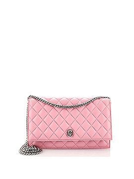 Alexander McQueen Skull Chain Crossbody Bag Quilted Leather Medium (view 1)
