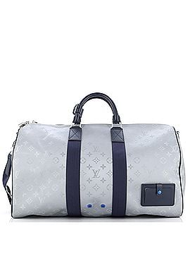 Louis Vuitton Keepall Bandouliere Bag Limited Edition Monogram Satellite Canvas 50 (view 1)