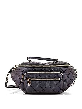 Chanel All About Waist Bag Quilted Iridescent Calfskin Medium (view 1)