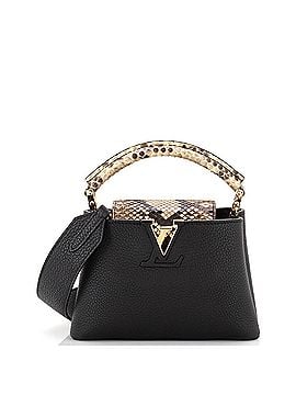 Louis Vuitton Capucines Bag Leather with Snakeskin Mini (view 1)