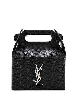 Saint Laurent Take-Away Box Bag Monogram All Over Leather (view 1)