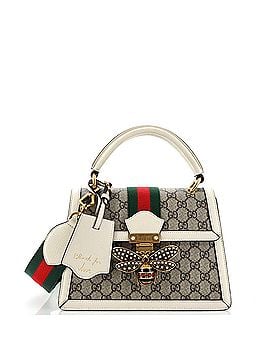 Gucci Queen Margaret Top Handle Bag GG Coated Canvas Small (view 1)