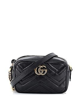 Gucci GG Marmont Shoulder Bag Diagonal Quilted Leather Mini (view 1)