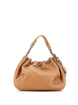 Chanel Paris in Rome Drawstring Bag Quilted Lambskin Small (view 2)