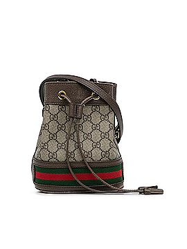 Gucci Mini GG Supreme Ophidia Bucket Bag (view 1)