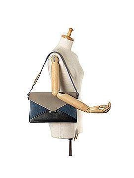 Céline Tricolor Leather Diamond Shoulder Bag (view 2)