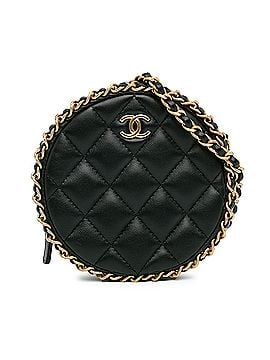 Chanel CC Quilted Lambskin Round Chain Around Clutch With Chain (view 1)