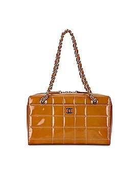 Chanel CC Chocolate Bar Patent Shoulder Bag (view 1)