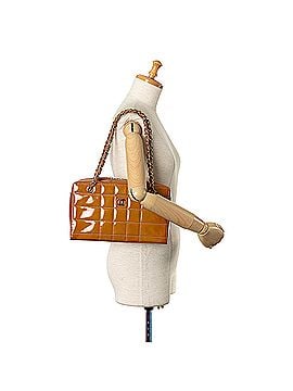 Chanel CC Chocolate Bar Patent Shoulder Bag (view 2)
