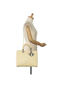 Dior Large Patent Cannage Lady Dior (view 2)