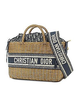 Dior Oblique Wicker Basket Bag (view 1)
