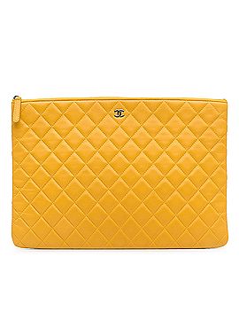 Chanel Quilted Lambskin O Case Clutch (view 1)