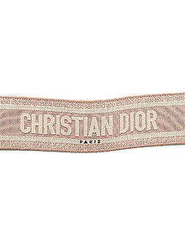 Dior Wide Embroidered Canvas Waist Belt (view 2)
