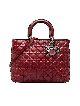 Dior Large Cannage Lambskin Lady Dior (view 1)