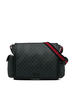 Gucci GG Supreme Web Diaper Bag (view 1)