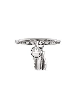 Hermès Kelly Clochette Ring 18K White Gold with Diamonds Small (view 1)