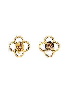 Tiffany & Co. Elsa Peretti Quadrifoglio Stud Earrings 18K Yellow Gold (view 2)