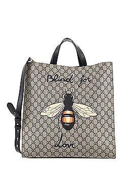 Gucci Convertible Soft Open Tote Printed GG Coated Canvas Tall (view 1)
