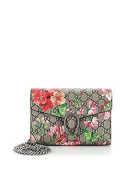 Gucci Dionysus Chain Wallet Blooms Print GG Coated Canvas Small (view 1)