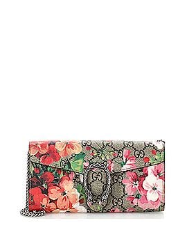 Gucci Dionysus Chain Wallet Blooms Print GG Coated Canvas Long (view 1)