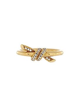 Tiffany & Co. Knot Ring 18K Yellow Gold with Diamonds (view 1)