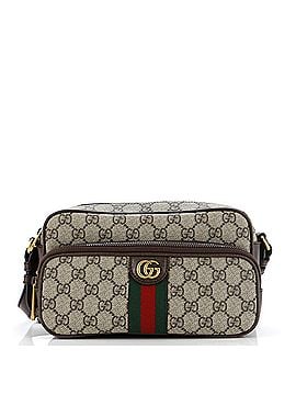 Gucci Ophidia Front Pocket Messenger Bag GG Coated Canvas Small (view 1)